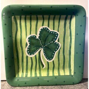 Certified International Square St. Patrick Platter 11' x 11"  # 2501